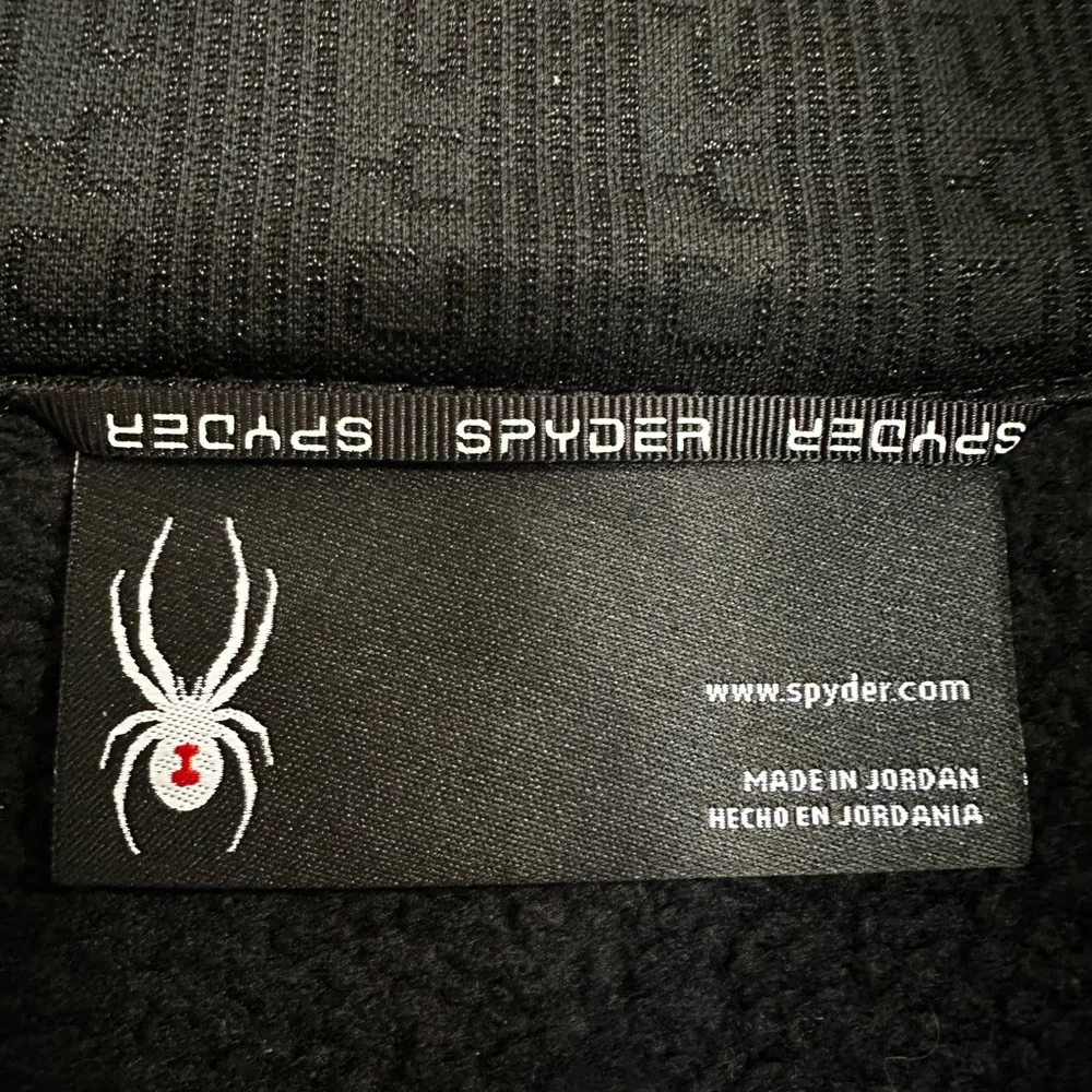 Mens Black Spyder Insulated Jacket (L) - Picture 3 of 3